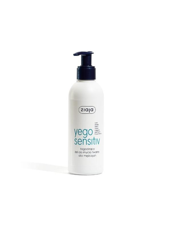 Ziaja Yego Sensitiv verzachtende gezichtswasgel voor mannen 200 ml