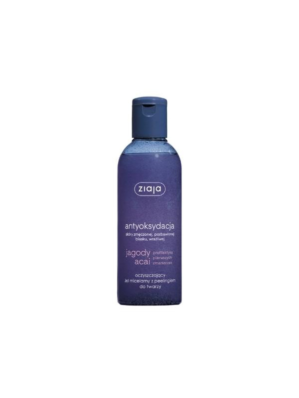 Ziaja Berries Acai Micellaire reinigingsgel met peeling 200 ml