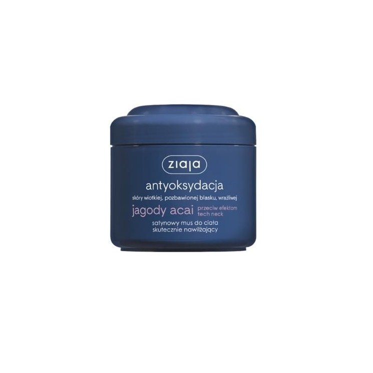 Ziaja Acai Berries Satin Body Mousse Effectief Hydraterend 200 ml