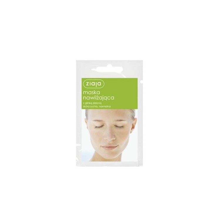 Ziaja Hydraterend gezichtsmasker met groene klei 7 ml