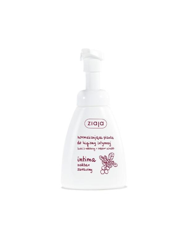 Ziaja Intima normaliserend schuim voor intieme hygiëne Cranberry Nectar 250 ml