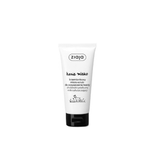 Ziaja Ziegenmilch-Silica-Mikro-Peeling zur Gesichtsreinigung, feines Kristall-Mikro-Peeling, 75 ml