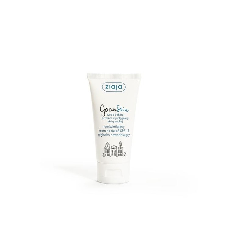 Ziaja GdanSkin Aufhellende Tagesgesichtscreme SPF15 Tiefenfeuchtigkeitsspendend 50 ml