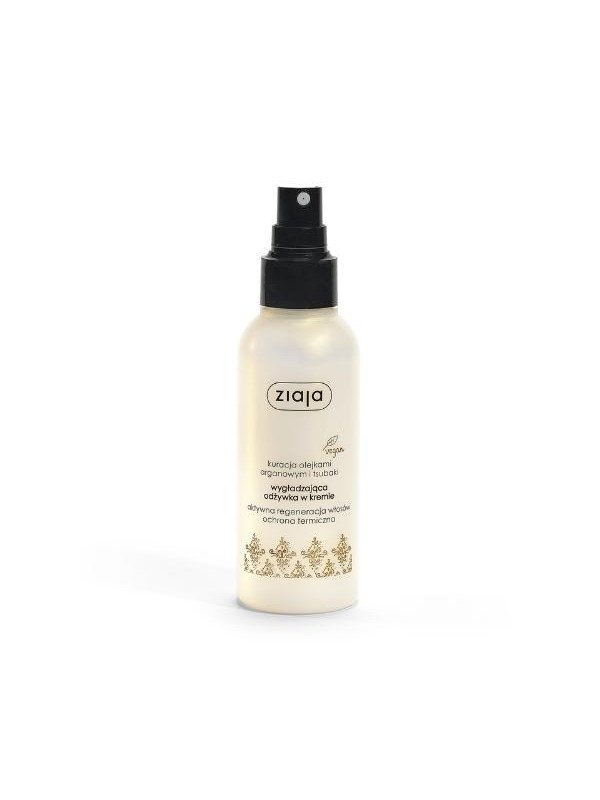 Ziaja Argan gladmakende haarconditioner in crèmebehandeling met argan- en tsubaki-oliën 125 ml