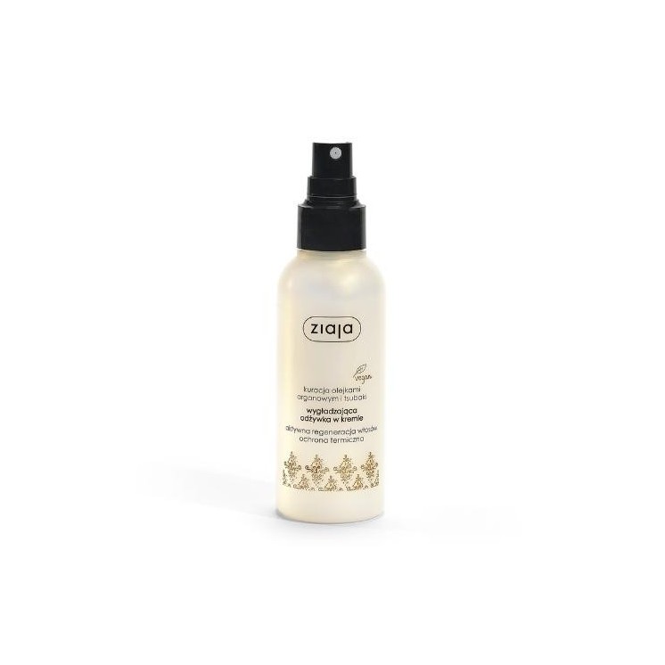 Ziaja Argan gladmakende haarconditioner in crèmebehandeling met argan- en tsubaki-oliën 125 ml