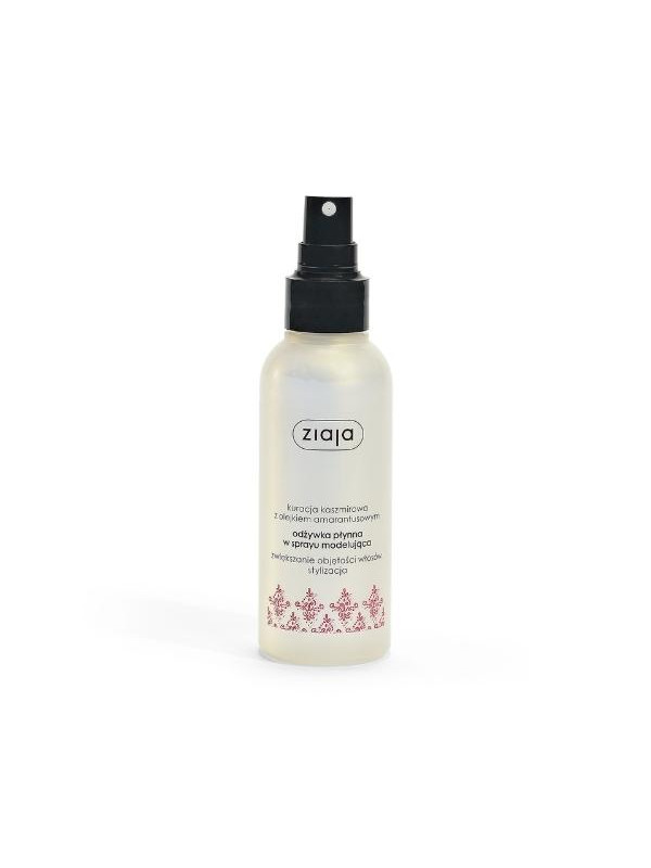 Ziaja Kaszmirowa Vloeibare haarconditioner in een spray modellerende kasjmierbehandeling met amarantolie 125 ml