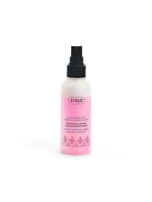 Ziaja Two-phase cashmere spray haarconditioner versterkende kasjmierbehandeling met amarantolie 125 ml