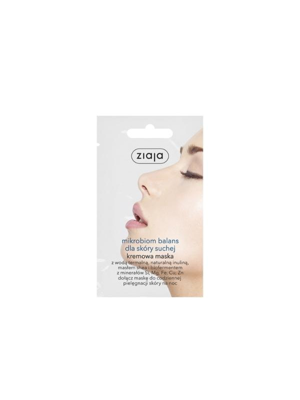 Ziaja creme Gezichtsmasker Microbioom balans voor droge huid 7 ml