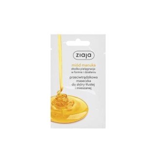 Ziaja Manuka Honing Anti-acne gezichtsmasker voor de vette en gecombineerde huid 7 ml