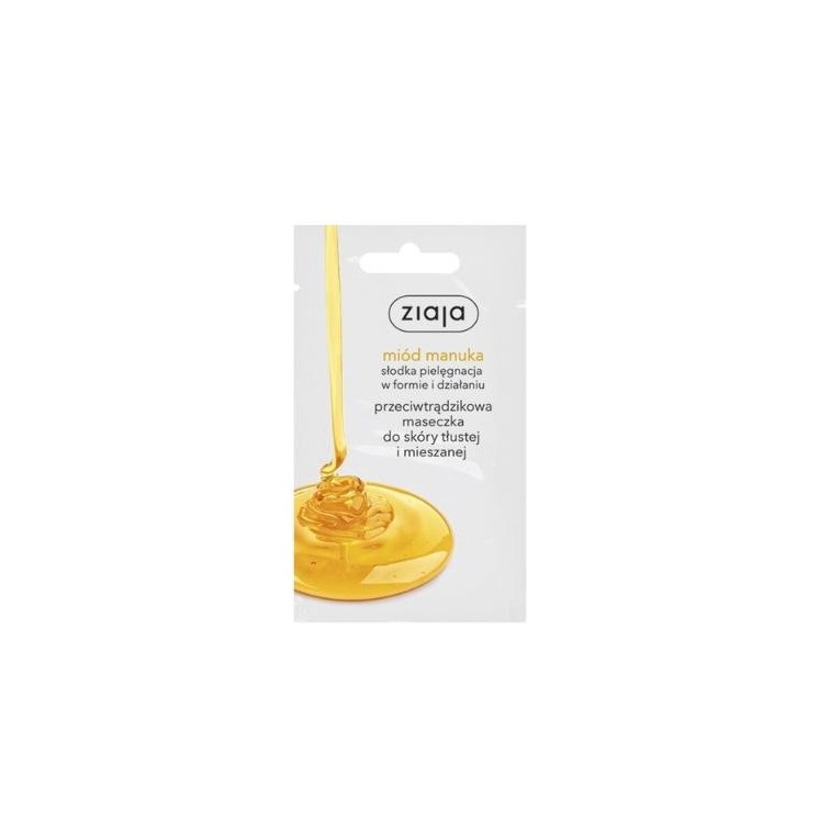 Ziaja Manuka Honey Anti-acne face mask for oily and combination skin 7 ml