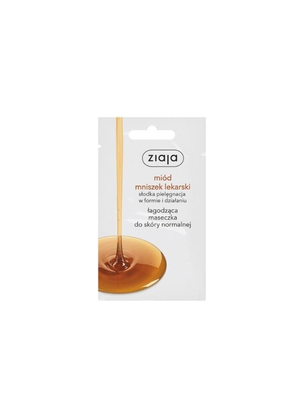 Ziaja Honey Dandelion Soothing face mask for normal skin 7 ml