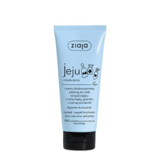 Ziaja Jeju zwarte fijnkorrelige Cleansing Body Peeling 200 ml