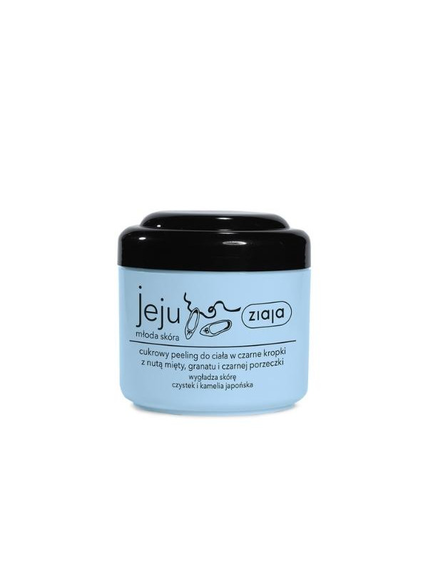 Ziaja Jeju suiker Peeling met zwarte stippen 200 ml