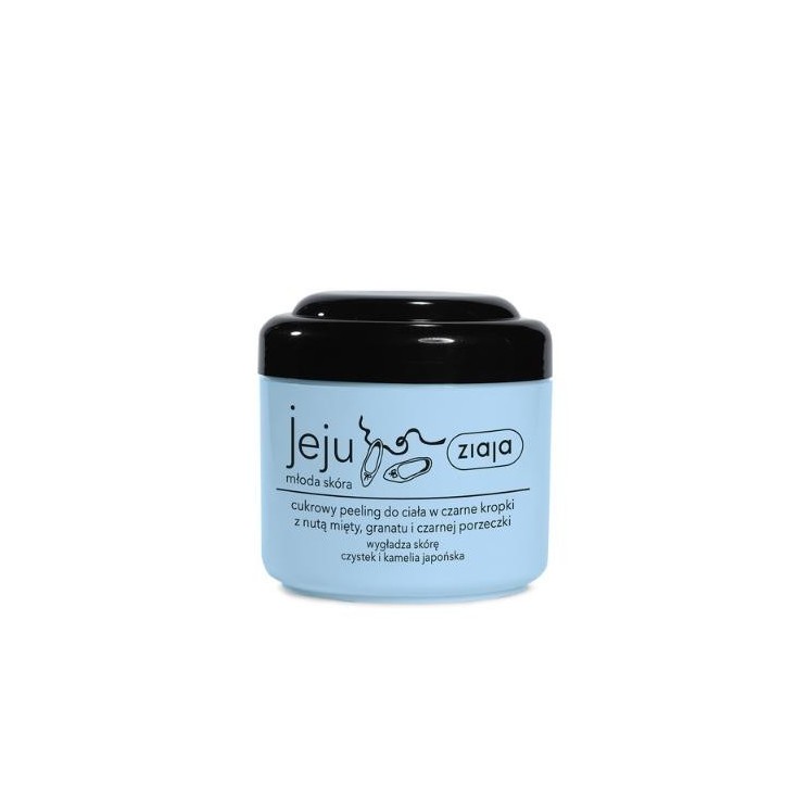 Ziaja Jeju Zucker- Peeling mit schwarzen Punkten, 200 ml