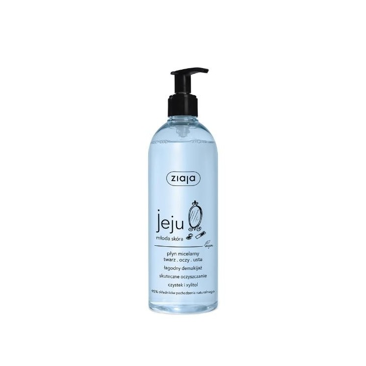 Ziaja Jeju Mizellenwasser Gesicht, Augen, Lippen 390 ml