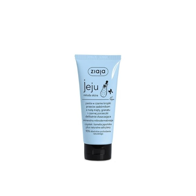 Ziaja Jeju Black Dot Paste tegen mee-eters 75 ml