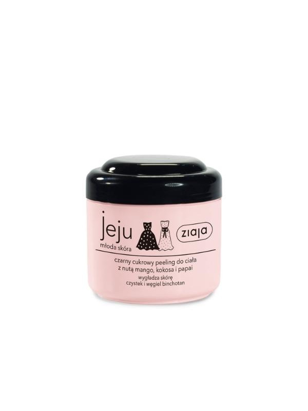 Ziaja Jeju zwarte suiker Peeling 200 ml