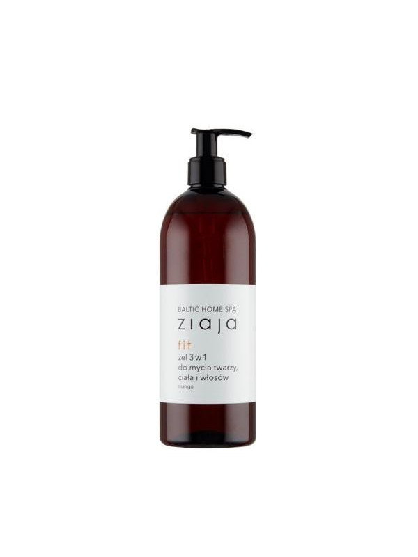 Ziaja Baltic Home Spa Fit Gel 3in1 voor het wassen van gezicht, lichaam en haar 500 ml