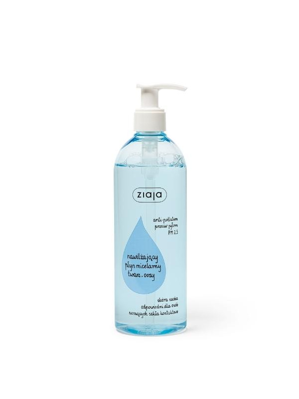 Ziaja Moisturizing make-up removal Micellair vloeibaar gezicht, ogen 390 ml