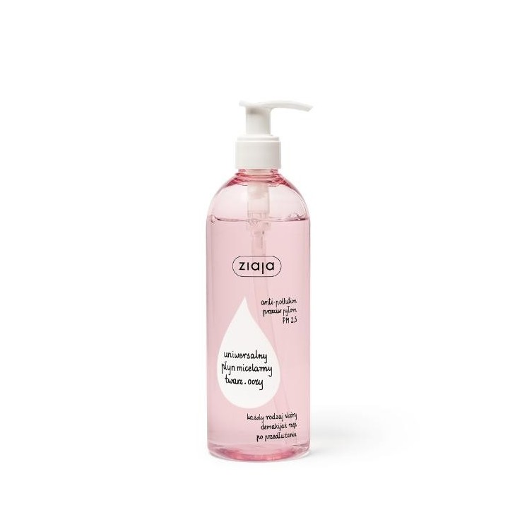 Ziaja Universele Make-up Remover Micellaire Fluid voor gezicht en ogen 390 ml