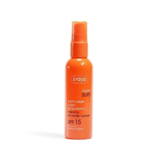 Ziaja Sun dry oil in sunscreen gel resistant to water and sand SPF15 UVA + UVB medium protection 90 ml