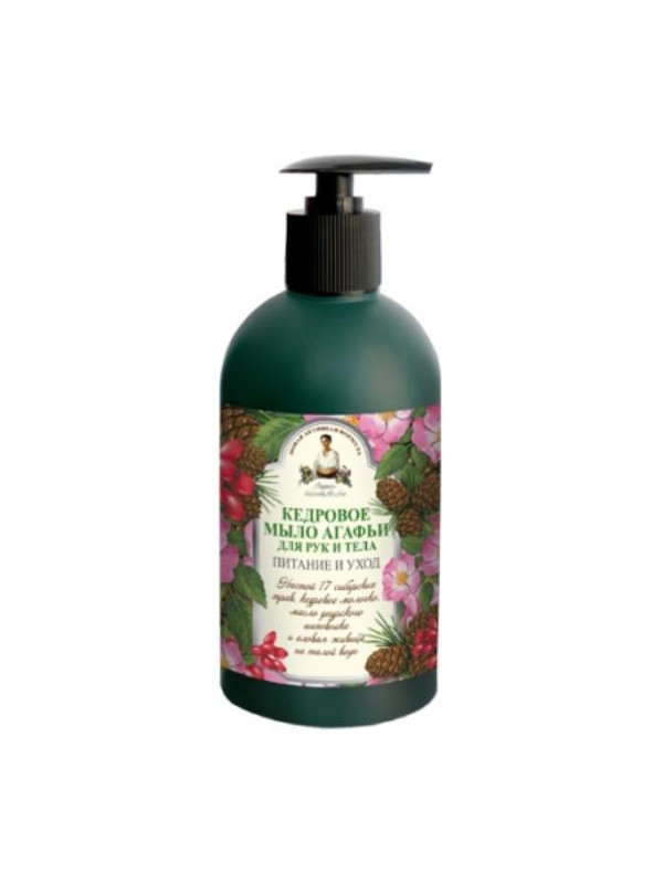 Recepty Babuszki Agafii Cedar hand and body soap 500 ml