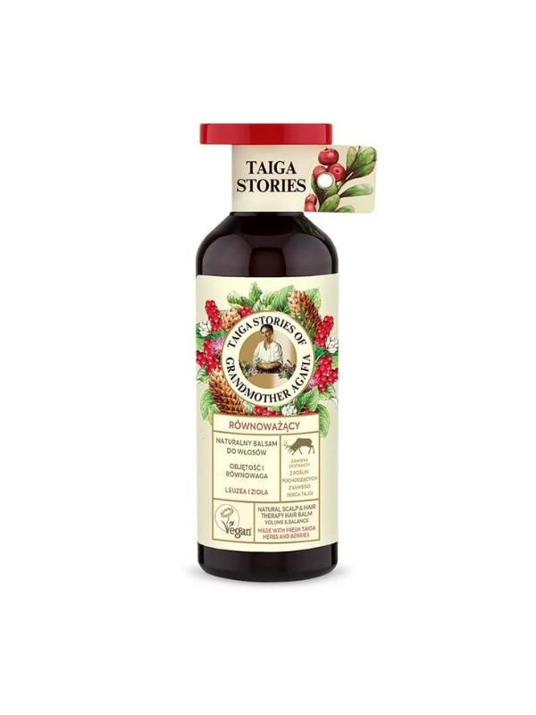 Babuszka Agafia Taiga Stories natural balm for all hair types with Leuzea and Herbs 500 ml