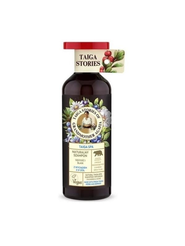 Babuszka Agafia Taiga Stories natuurlijke haarshampoo die glans toevoegt infusie van 37 kruiden 500 ml