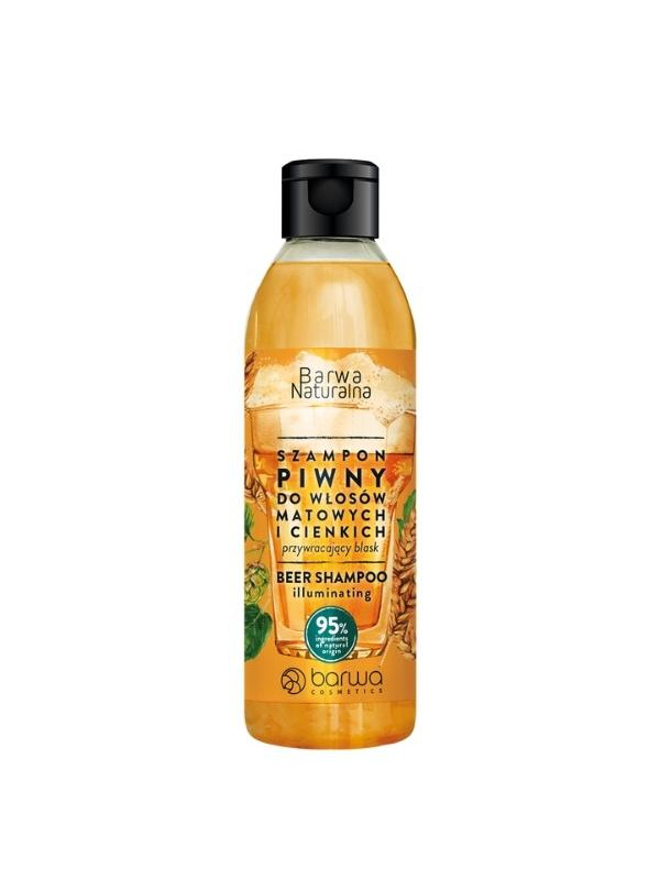 Barwa Naturalna Herstelt Glans Bier Haarshampoo 300 ml