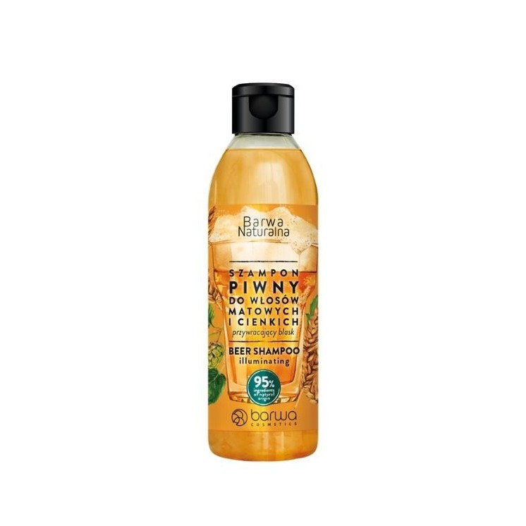 Barwa Naturalna , restoring shine, Beer Shampoo 300 ml
