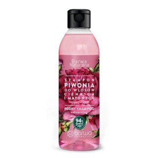 Barwa Naturalna volumizing hair shampoo Peony 300 ml