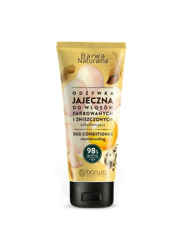 Barwa Naturalna herstellende ei-haarconditioner in een tube van 200 ml