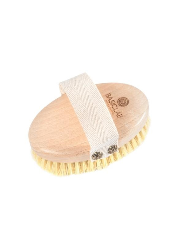 BasicLab Small Body Massage Brush 1 piece