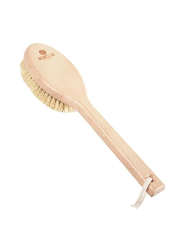 BasicLab Large body massage brush 1 piece