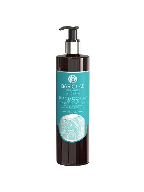 BasicLab Micellis Cleansing gel for dry and sensitive skin 300 ml