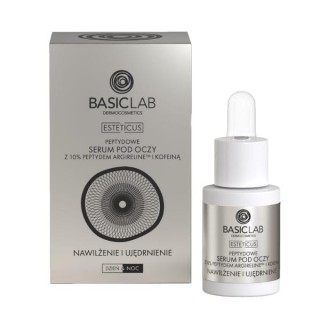 BasicLab Esteticus Peptide Eye Serum with Argireline 10% moisturizing and firming 15 ml