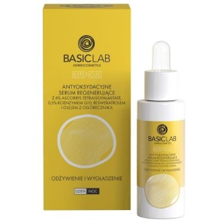 BasicLab Esteticus Antioxidant Serum regenerating, nourishing and smoothing 30 ml