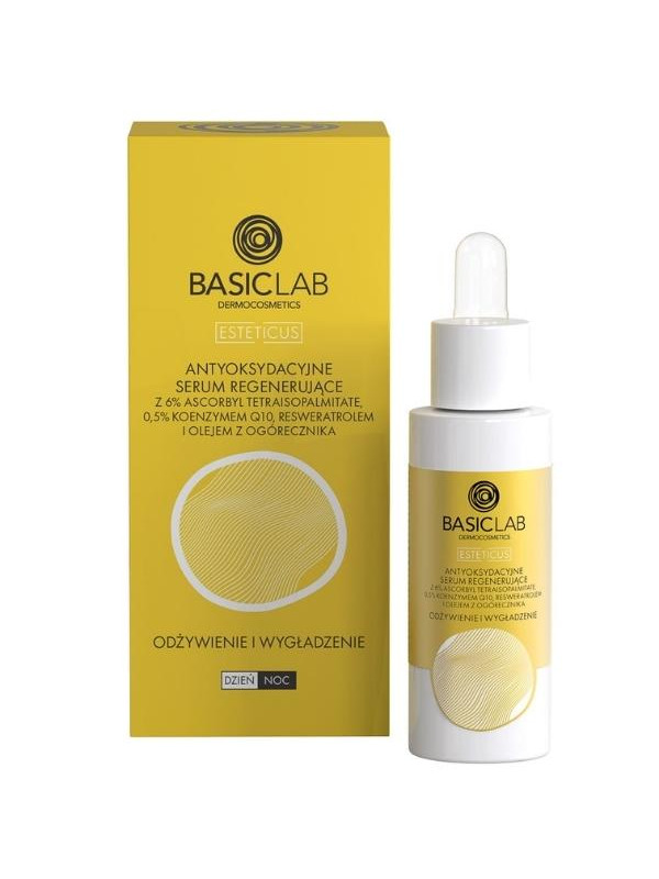 BasicLab Esteticus Antioxidant Serum regenererende voeding en gladmakende 30 ml