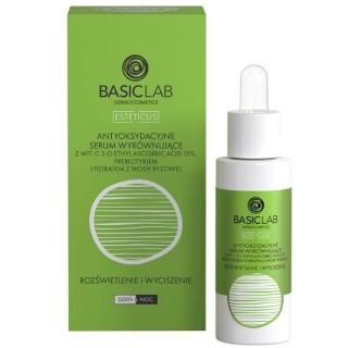 BasicLab Esteticus Antioxidant Balancing Serum with Vitamin C, Brightening and Calming, 30 ml