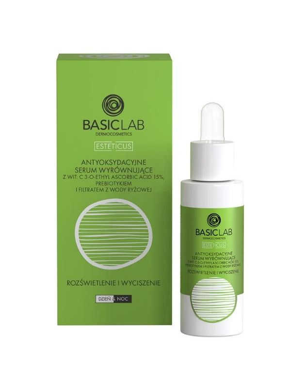 BasicLab Esteticus Antioxidant Leveling Serum with Vit. C brightening and calming 30 ml