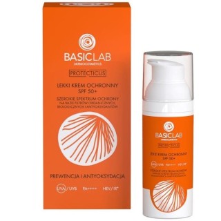 BasicLab Protecticus Lichte Beschermende Crème SPF50 + Preventie en Antioxidatie 50 ml