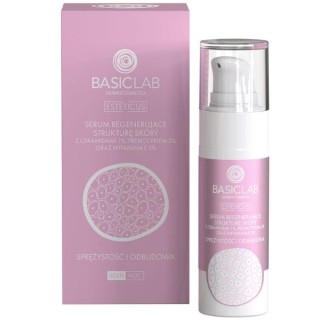BasicLab Esteticus Skin Structure Regenerating Serum with Ceramides 1% elasticity and restoration 30 ml
