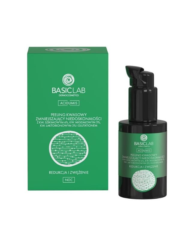 BasicLab Acidumis Zure Peeling oneffenheden verminderen en vernauwen 30 ml