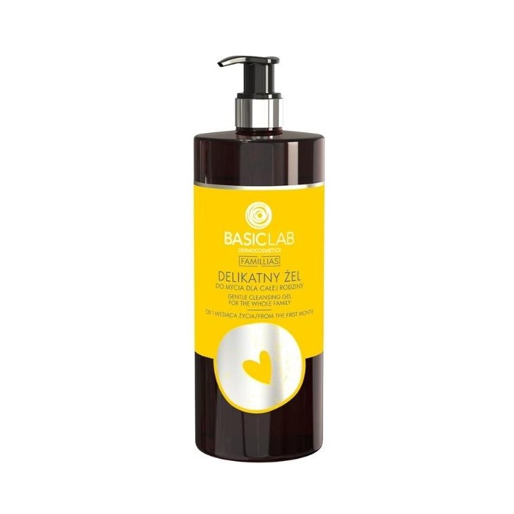 BasicLab Famillias Milde Body- en Haargel voor het hele gezin 500 ml