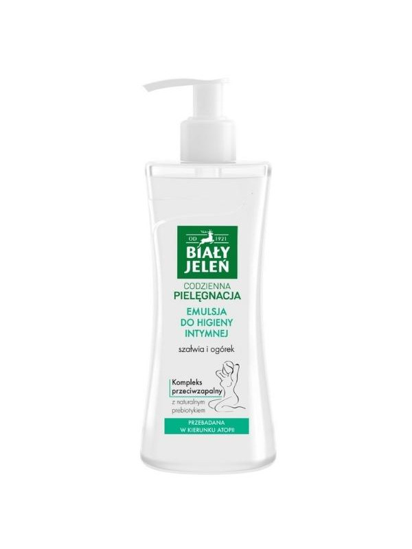 Biały Jeleń Intimate hygiene emulsion with sage and cucumber 265 ml