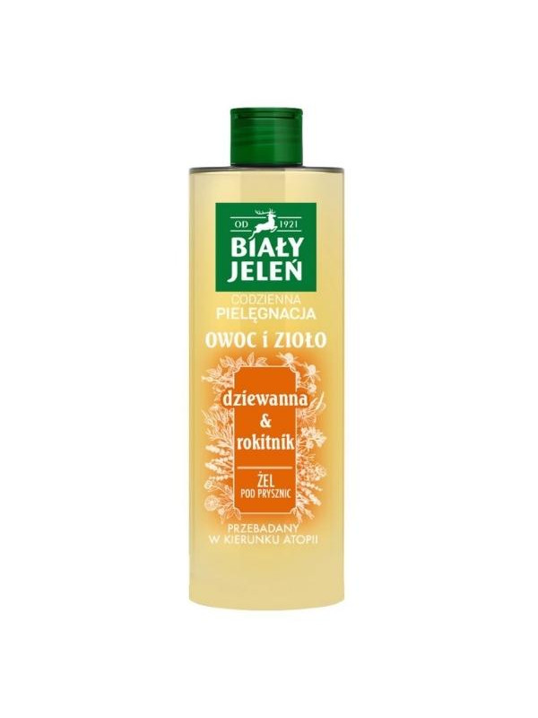 Biały Jeleń Fruit and Herb Mullein and sea buckthorn shower gel 400 ml