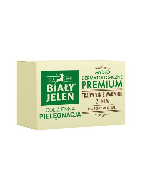 Biały Jeleń Premium Soap with linen, 100 g