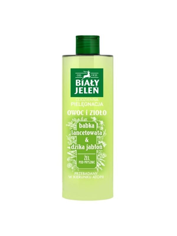 Biały Jeleń Fruit and Herb Shower gel plantain and wild apple 400 ml