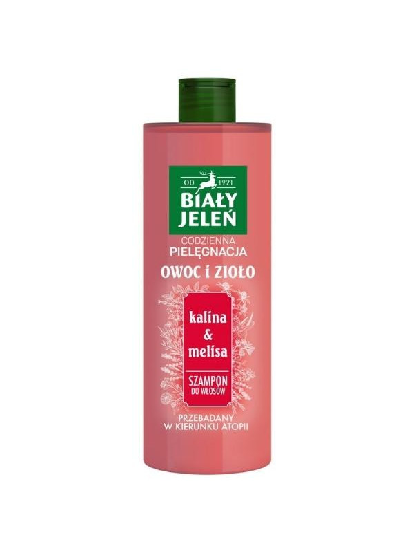 Biały Jeleń Fruit and Herb Shampoo viburnum and lemon balm 400 ml