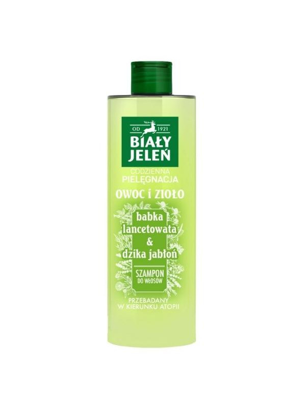 Biały Jeleń Fruit and Herb Hair Shampoo plantain and wild apple 400 ml